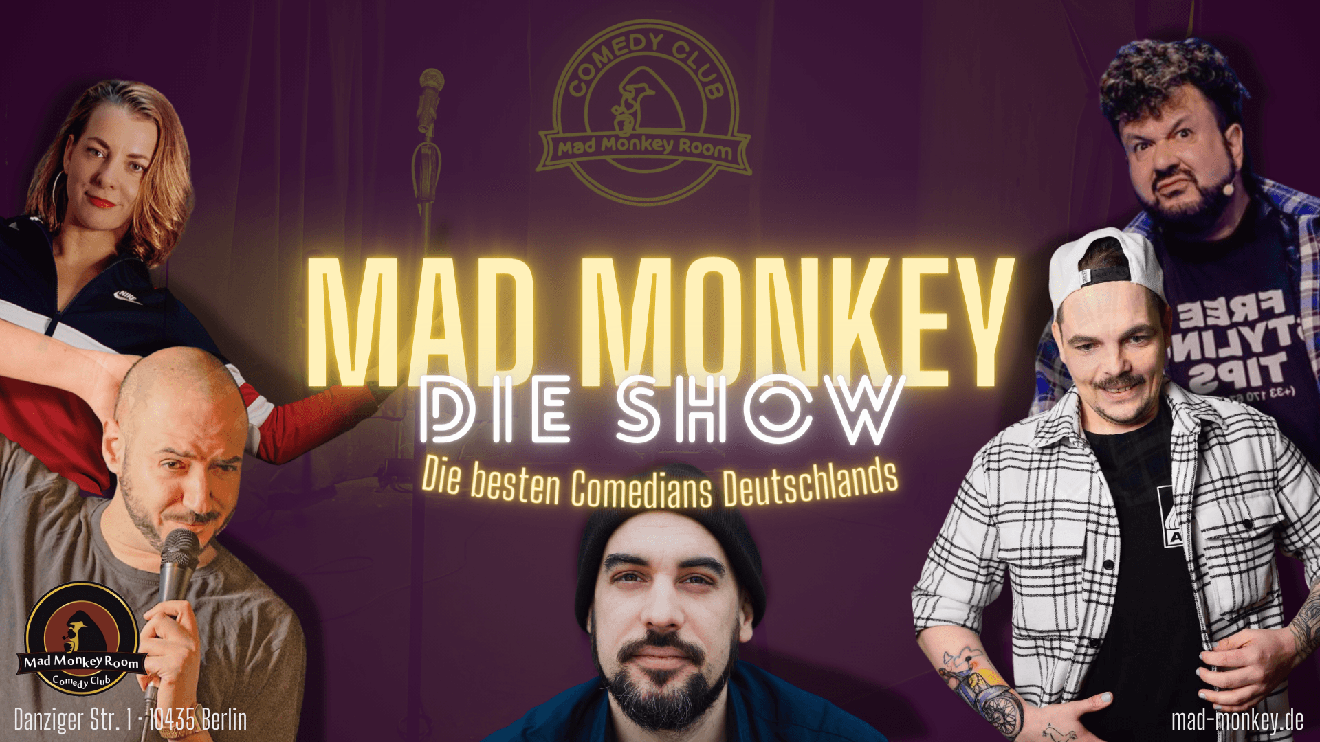 Mad Monkey Comedy Club außen - Mixed Shows